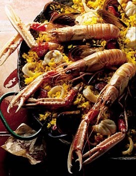 Paëlla aux fruits de mer Paëlla aux fruits de mer