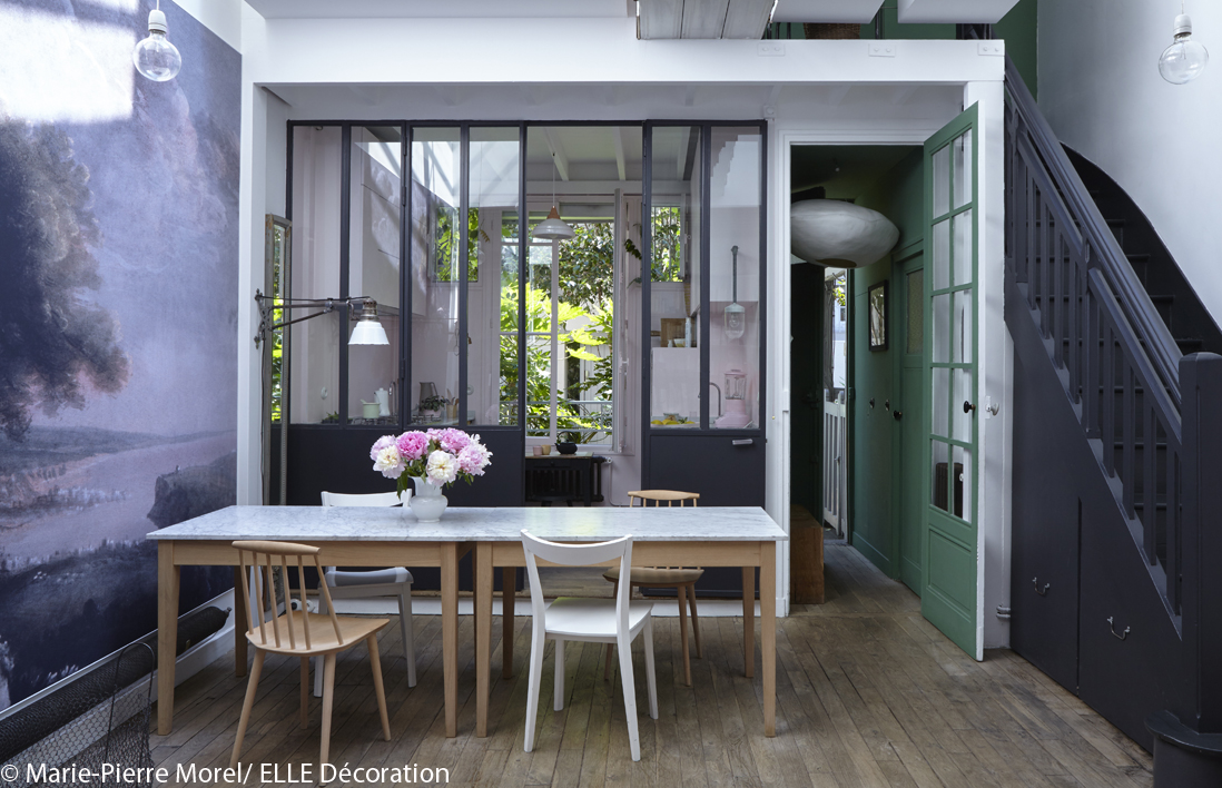 Visite en 3d d'un petit atelier parfaitement aménagé elle décoration Salle décor Verriere manger à