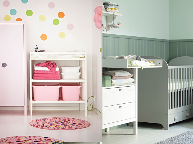 Quelles couleurs choisir pour une chambre d'enfant? elle décoration Garçon bébé décor Chambre de