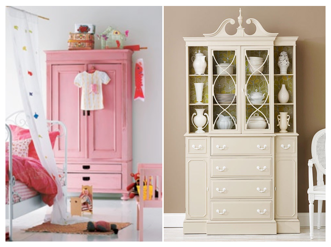 Comment relooker ses meubles de famille ? elle décoration Armoire enfant peinte