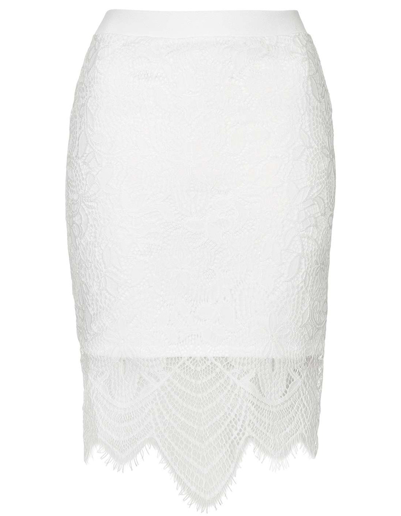 Jupe blanche Topshop jupes blanches pour amorcer l été Elle