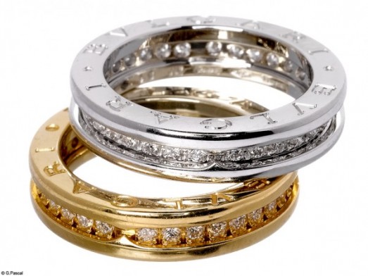 Mode diaporama accessoire bijoux mariage alliance bulgari