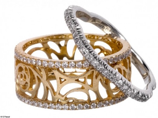 Mode diaporama accessoire bijoux mariage alliance chanel joaillerie
