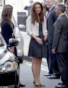 Le look du jour Kate Middleton