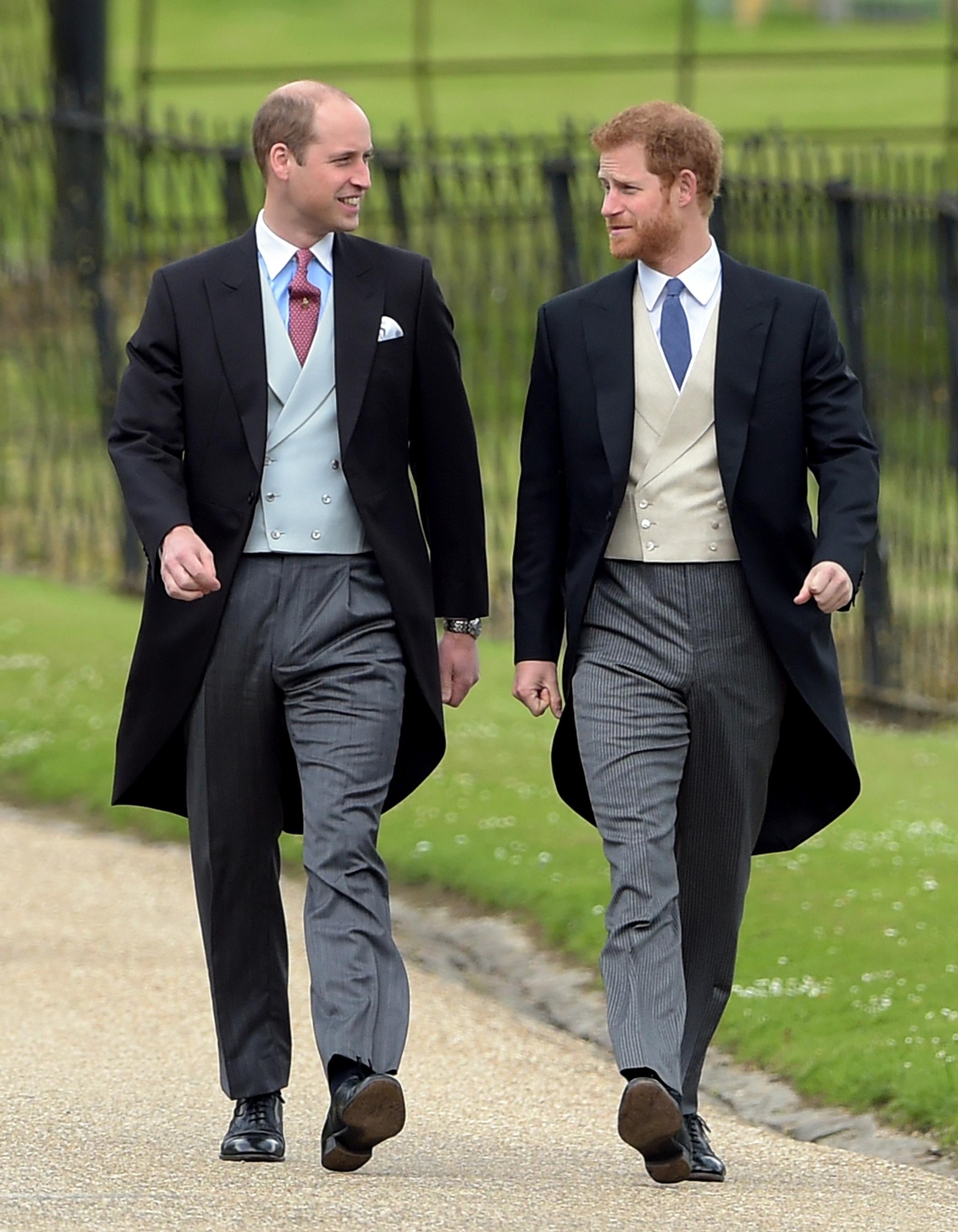 Le Prince William Et Son Fr Re Le Prince Harry Lors Du E Anniversaire