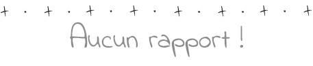 Aucun	rapport