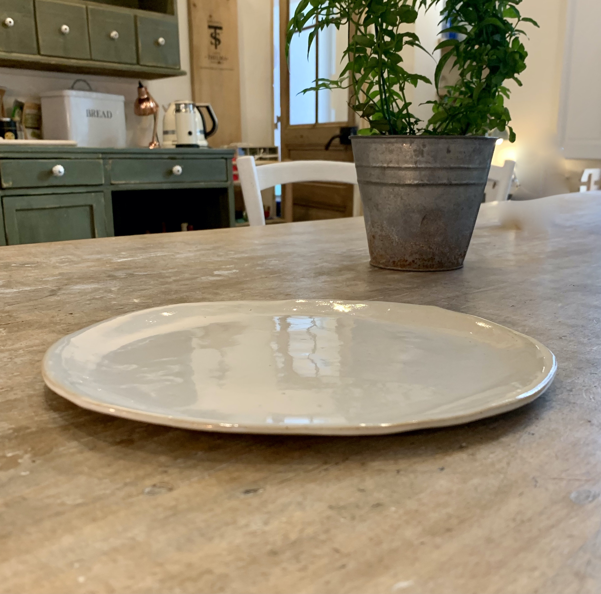 Plate	comme	une	crêpe