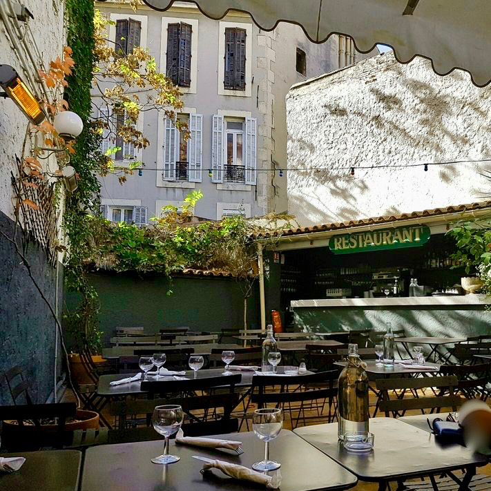 La terrasse intérieure