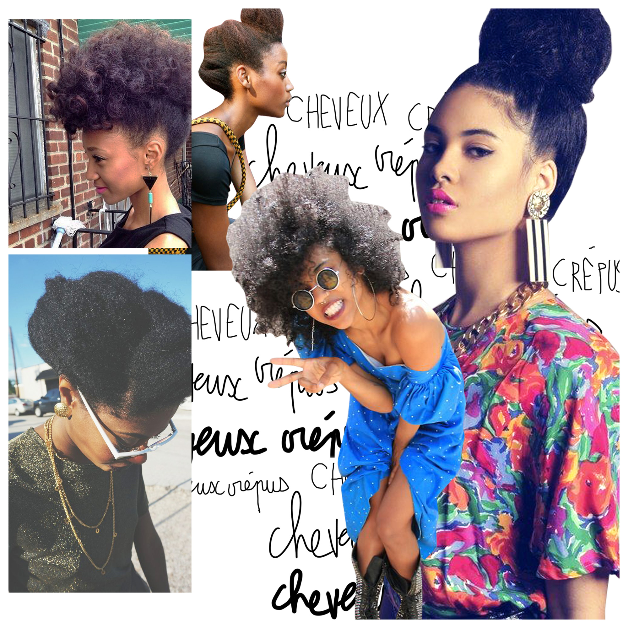 Cheveux Crepus 20 Idees De Coiffures Pour Cheveux Crepus Elle