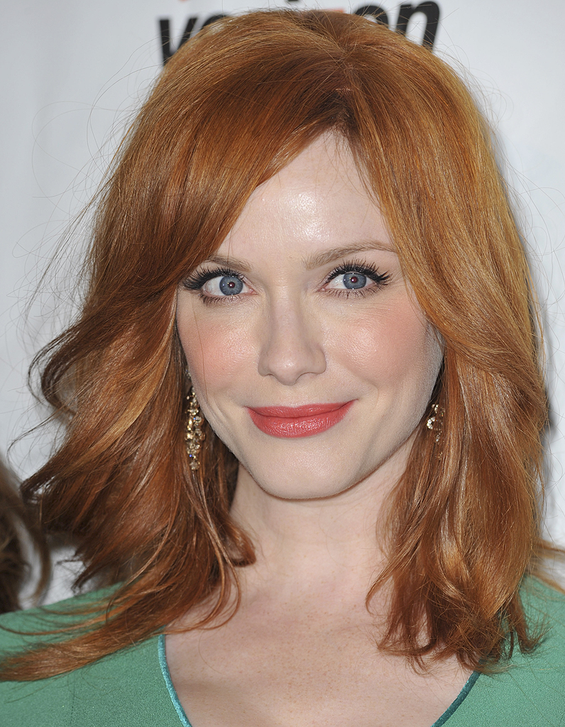 Christina Hendricks Les Plus Belles Rousses Du Tapis Rouge Elle