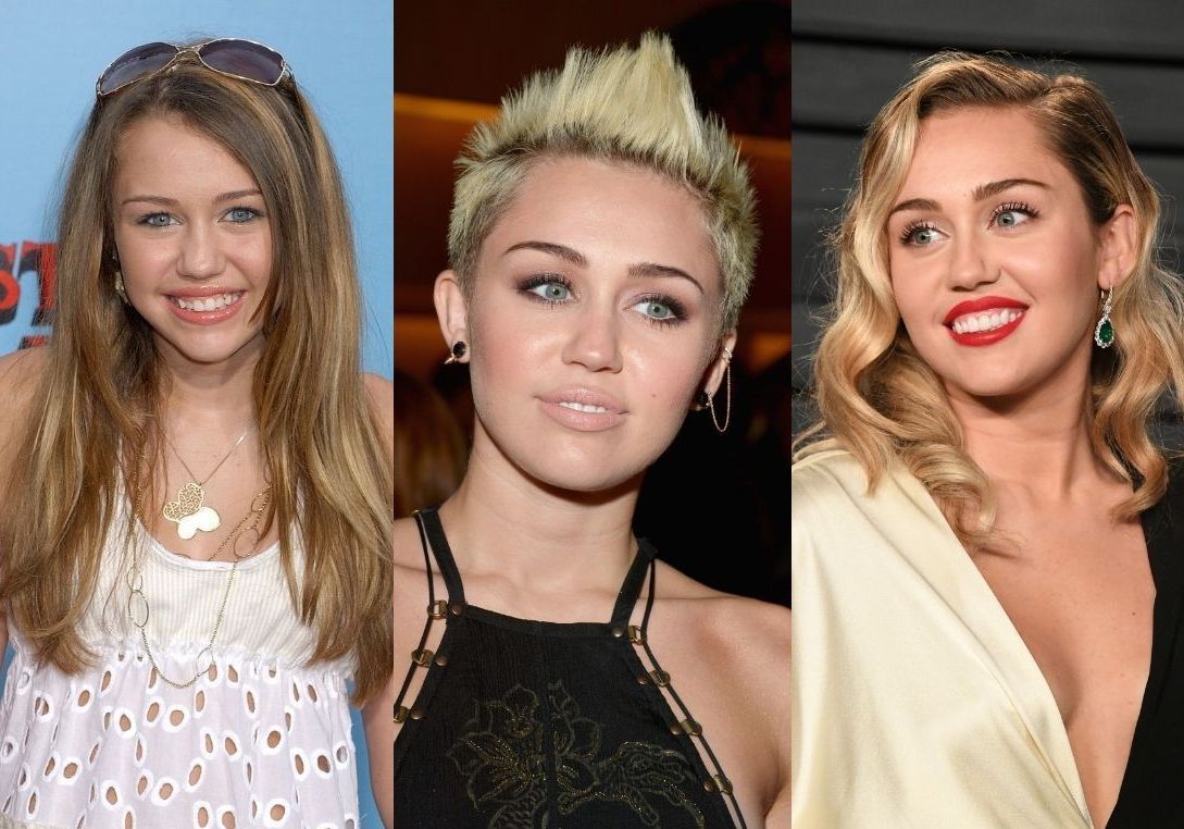 5. Miley Cyrus' Platinum Blue Hair Evolution: From Hannah Montana to Now - wide 4
