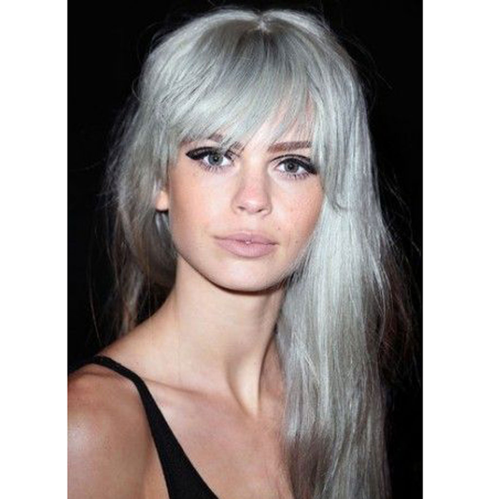  Cheveux  gris  et frange 25 jolies fa ons de porter les 