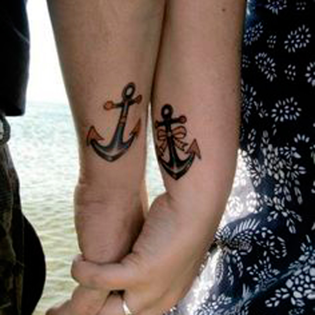 Tatouage Couple Ancre 15 Idées De Tatouages à Faire à Deux Elle