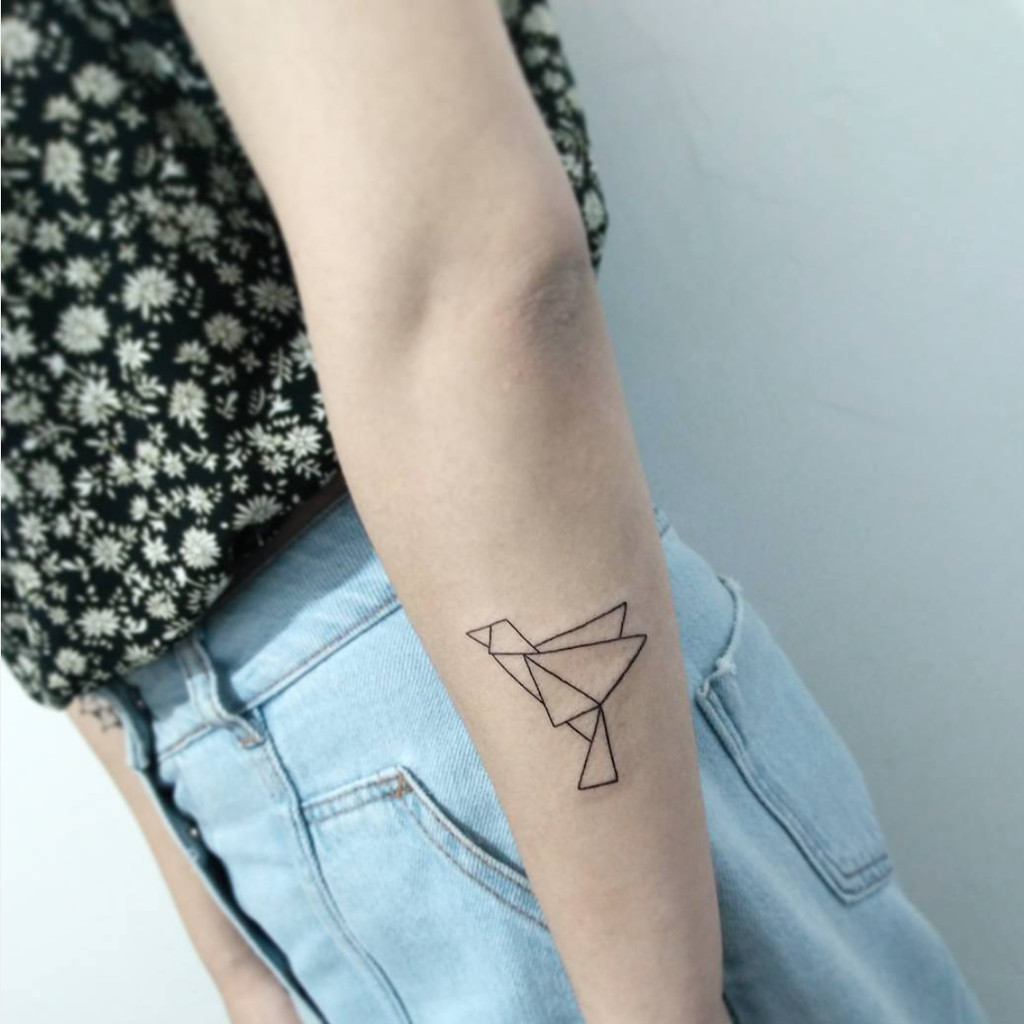 Tatouage Oiseau Origami 20 Tatouages Doiseau Qui Vont