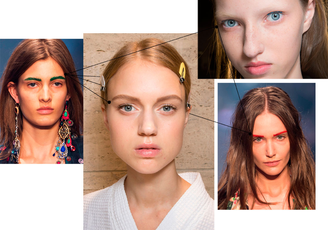 Les Sourcils Travaillés Maquillage Printemps été Les Tendances