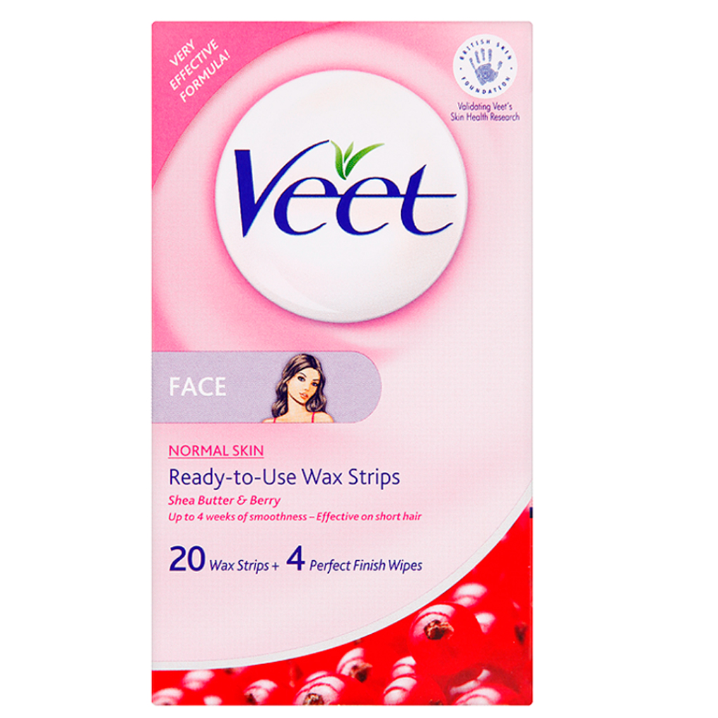 Bandes de cire froide visage, Veet - Notre shopping anti-moustache ! - Elle