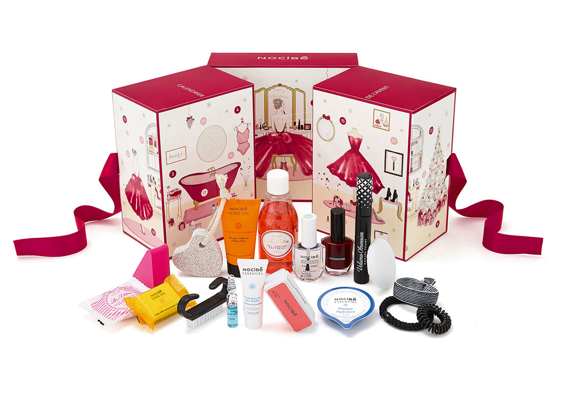 Calendrier de l'avent Nocibé - 24 calendriers de l’Avent beauté pour