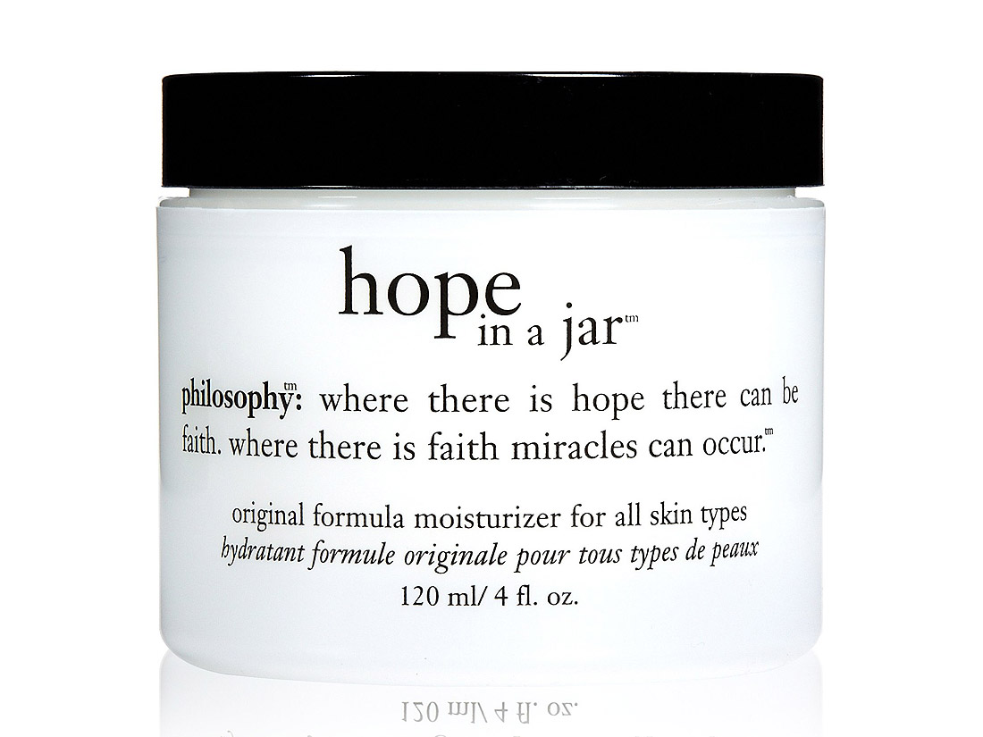 Hope In A Jar, Philosophy Ces cosmétiques qui rendent heureux Elle