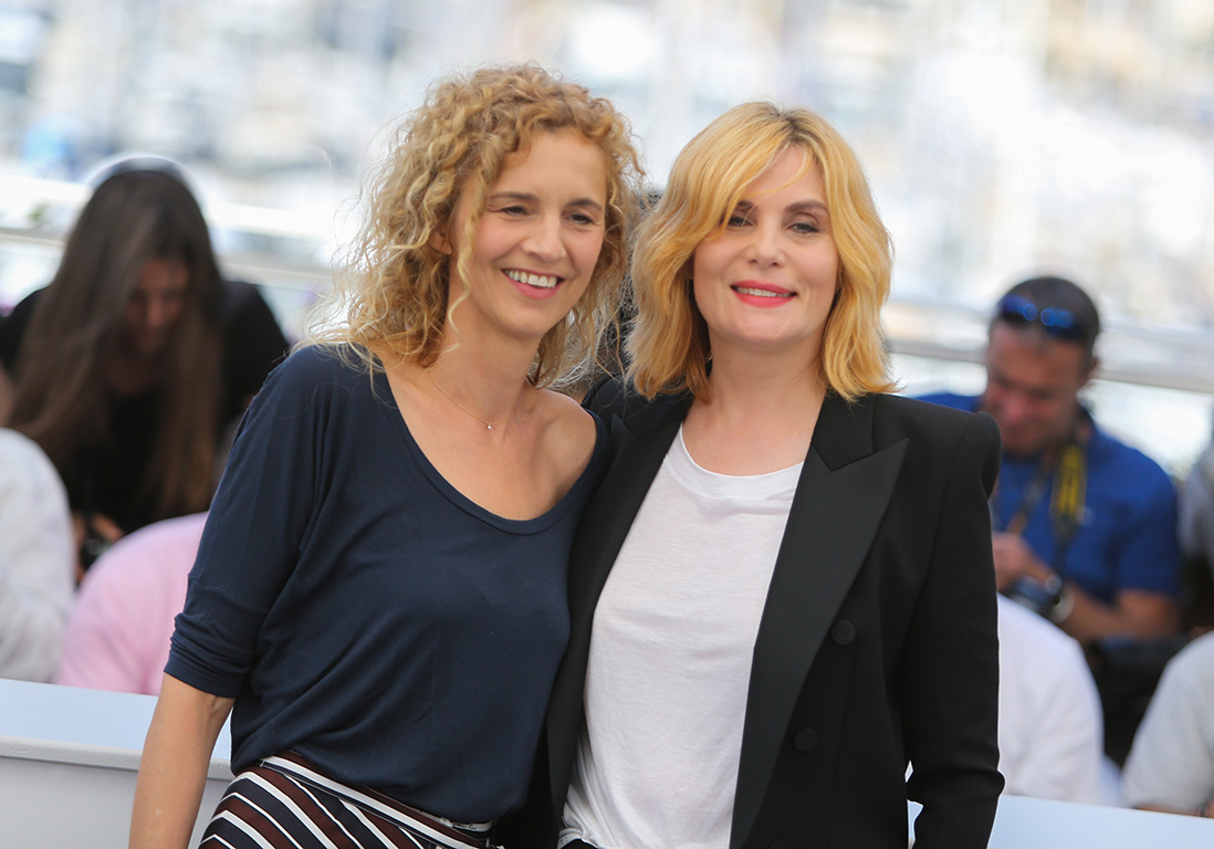 Delphine de Vigan et Emmanuelle Seigner - Cannes 2017 : Emmanuelle