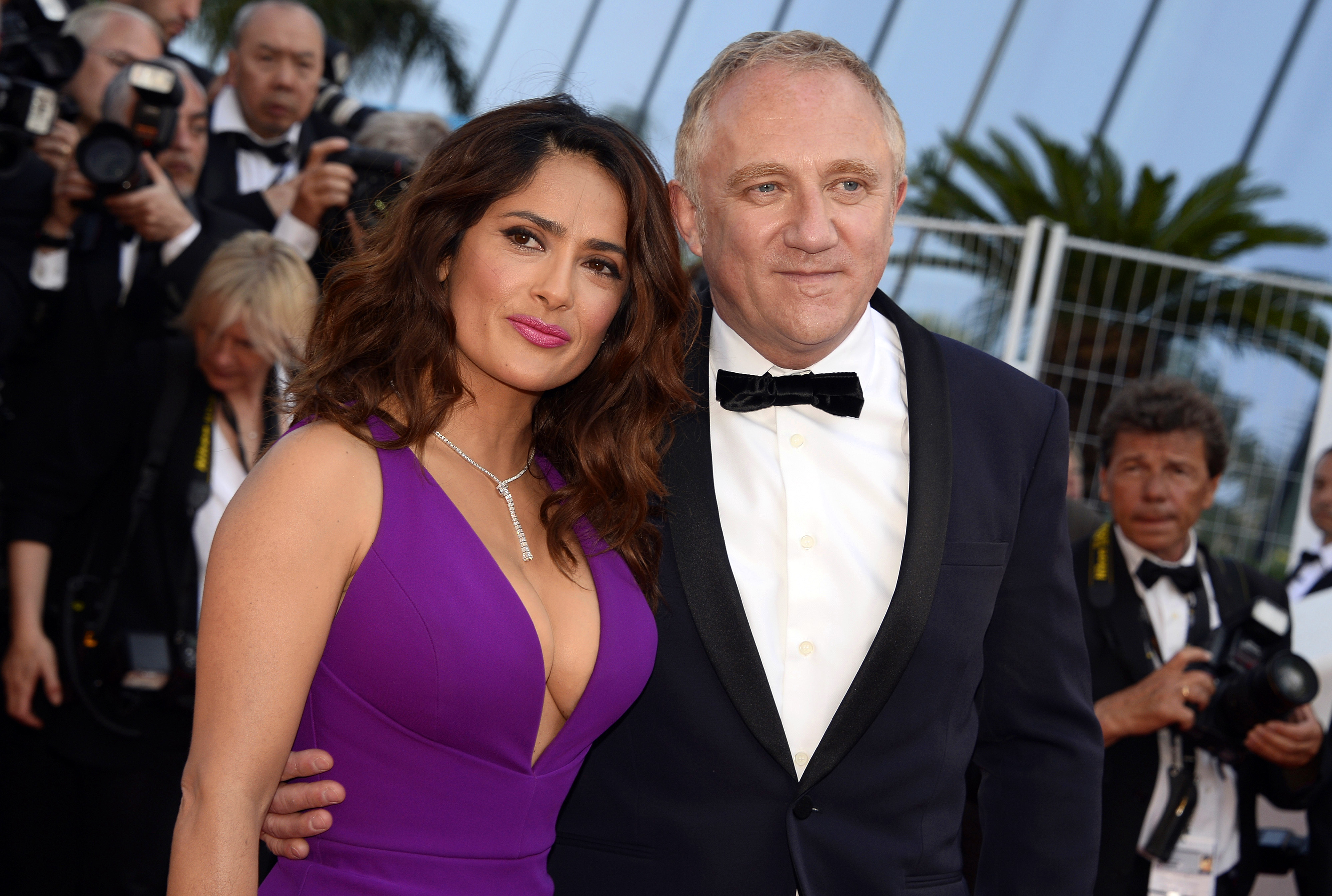 Salma Hayek et François-Henri Pinault - Cannes 2015 : Cate ...