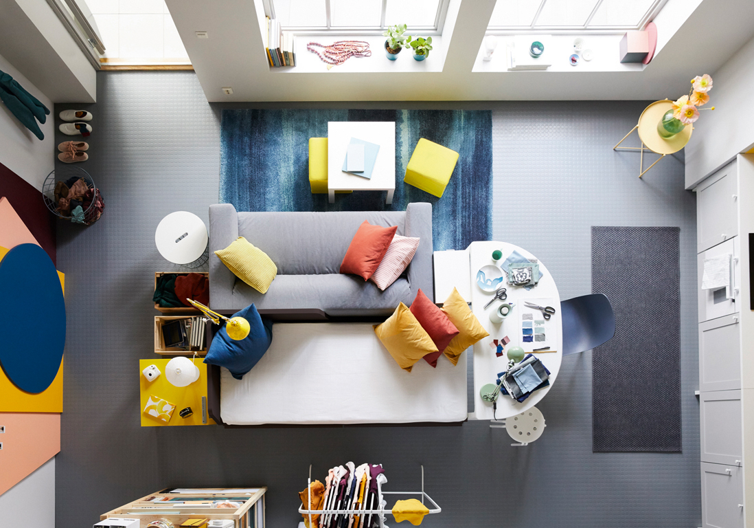 Studios les astuces déco pour un lieu de vie canon Elle Décoration