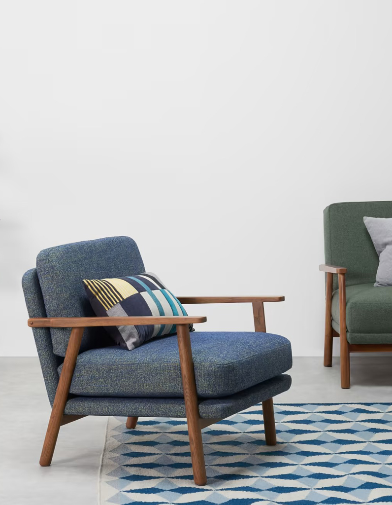 Fauteuil scandinave : la tendance déco rétro à adopter chez soi  - Elle Décoration