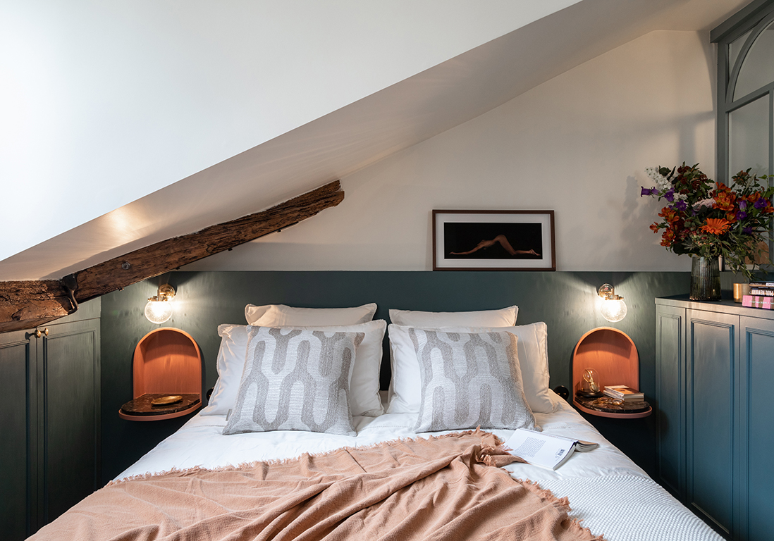 Avant/Après : Un studio d’étudiant de 19m2 aménagé en mini-suite d’hôtel - Elle Décoration
