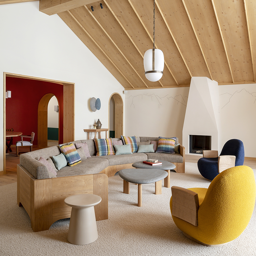 On Fond Pour Le Style Alpin De Ce Nouvel Hotel A Meribel Elle