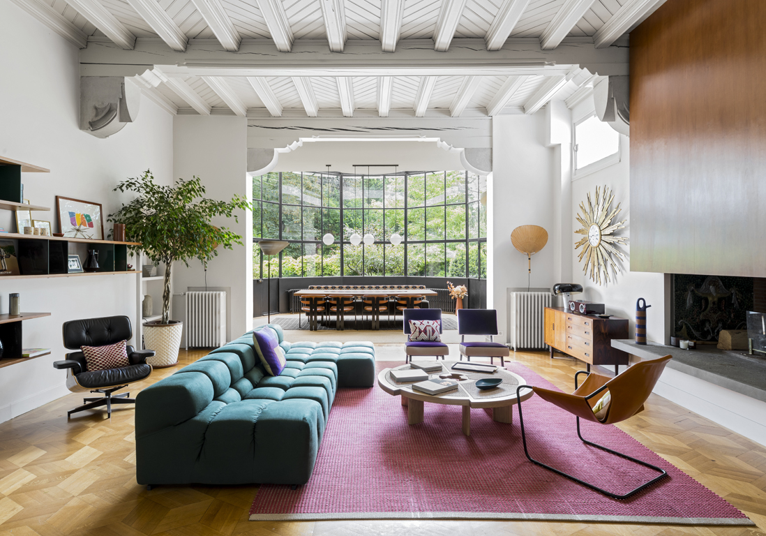 Couleurs, mix & match, design : une maison qui ose et en impose ! - Elle Décoration