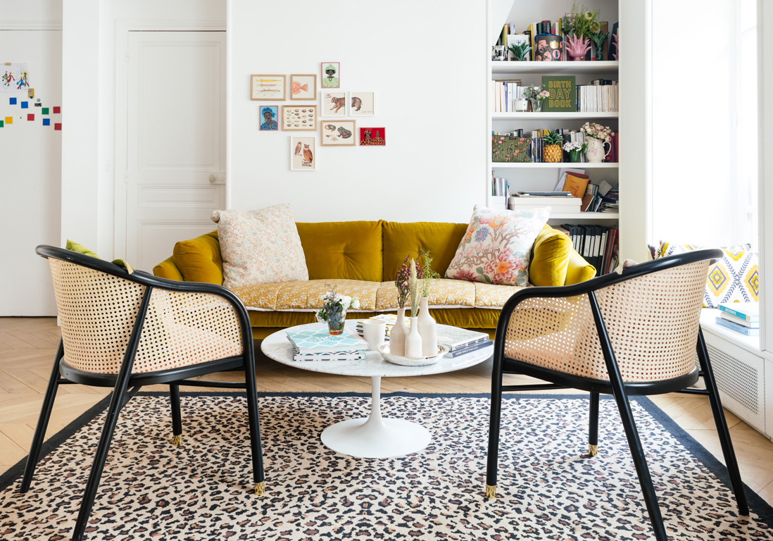 Elledecoinside Decouvrez L Appartement Familial Et Tendance D Elise Simian Karsenti Elle Decoration