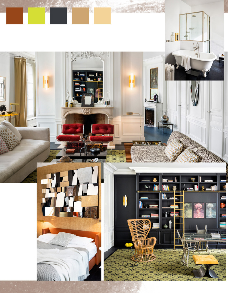 Le Coup De Bluff D Un Appartement Haussmannien Elle Decoration