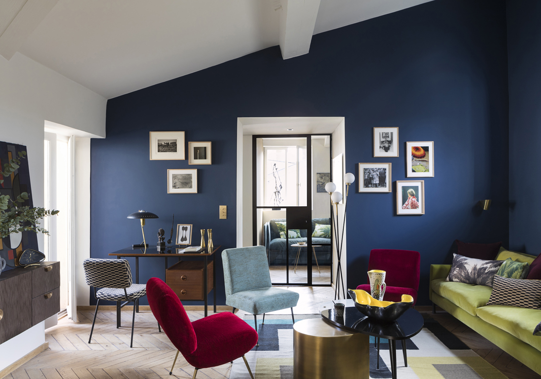 un appartement lyonnais de 58m entre design d hier et d aujourd hui elle decoration