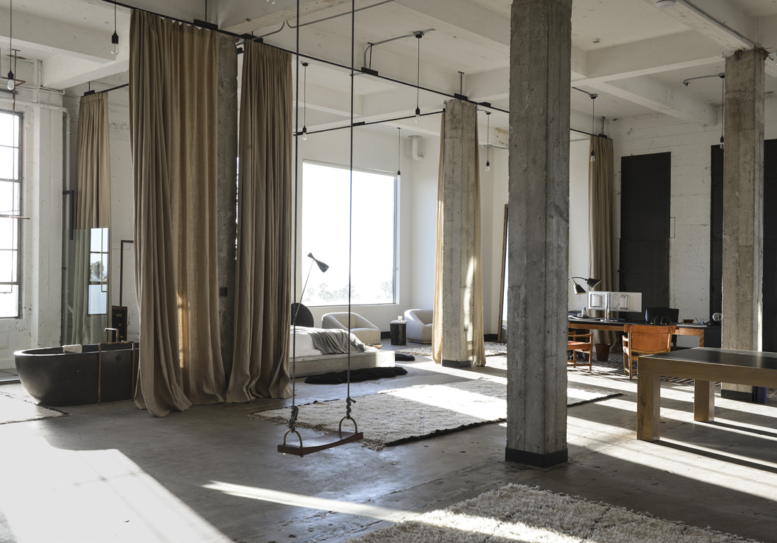 Un loft californien de 420 m² sans aucune cloison ! Elle Décoration