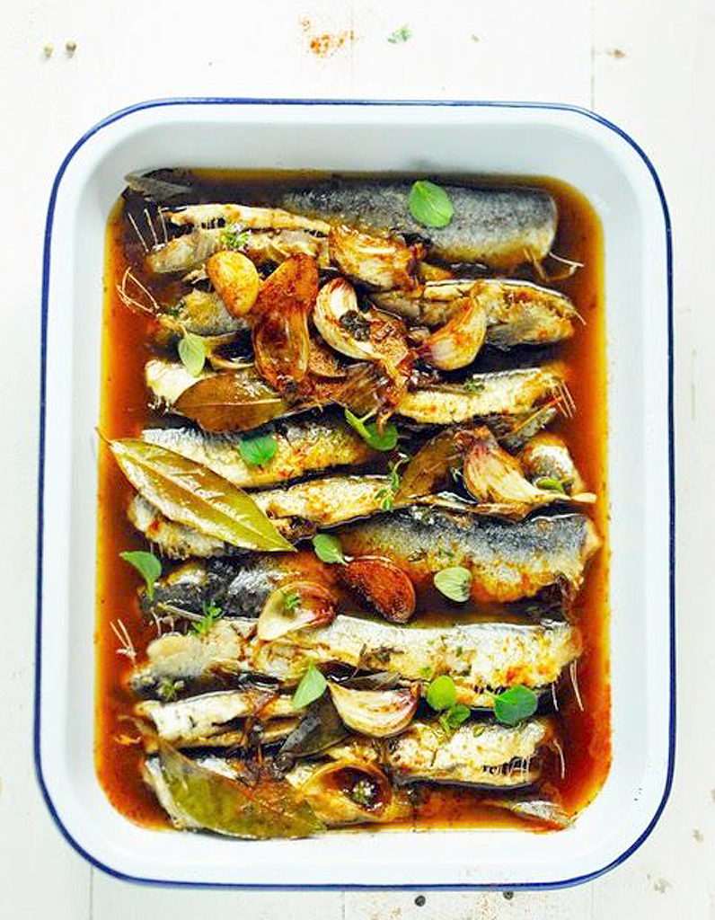 A l’escabèche 10 recettes faciles de sardines inspirantes Elle à Table