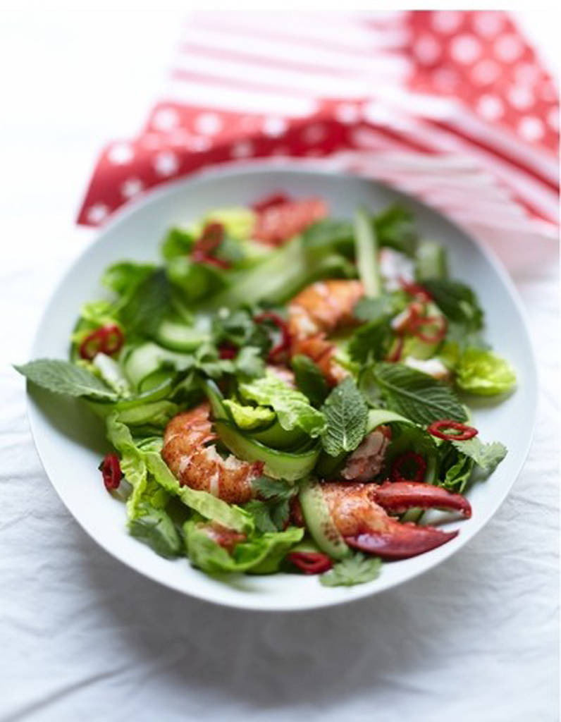 Que Faire Comme Légumes Avec Du Homard Salade de homard à la thaïe - 50 recettes pour se mettre au vert - Elle