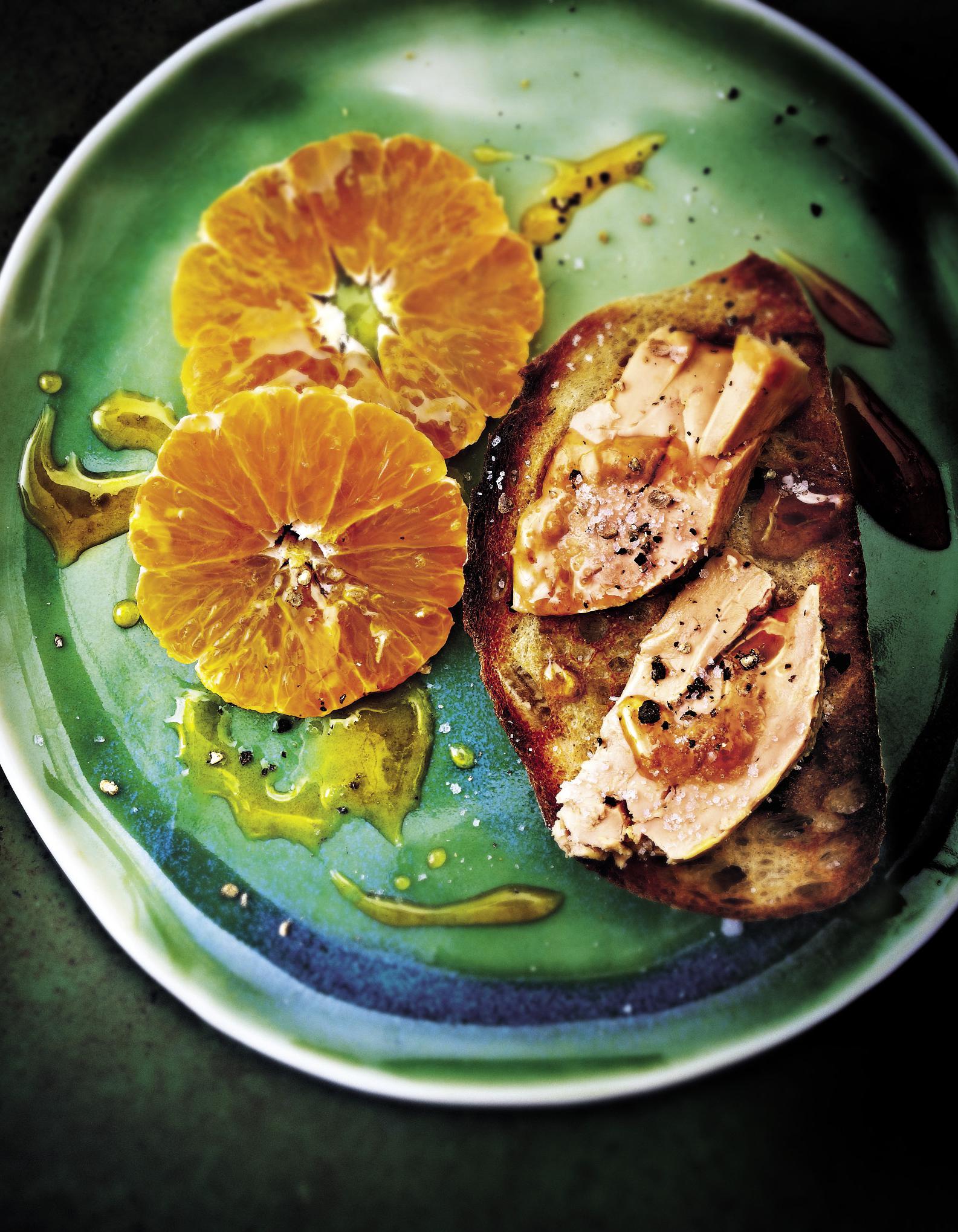 Foie gras aux clémentines Amusebouches, entrées... 10 recettes à