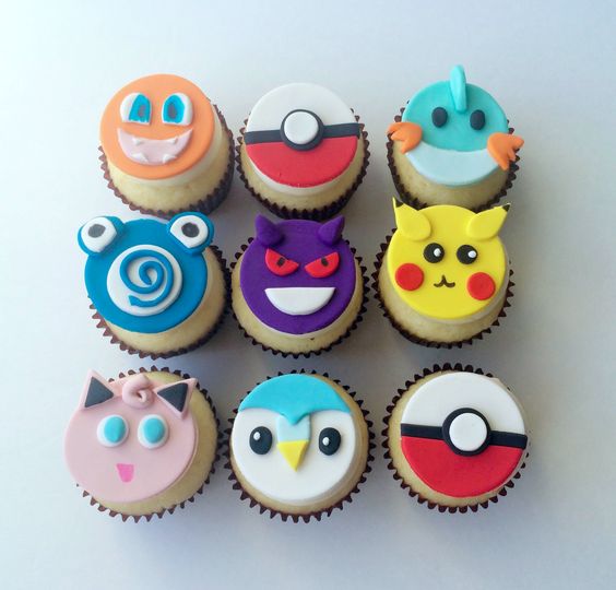 Cupcakes Pokemon Quand Les Gateaux Pokemon Envahissent Nos Assiettes Elle A Table