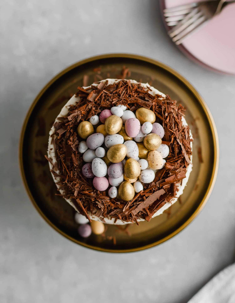 Les Plus Beaux Gateaux Nid De Paques Reperes Sur Pinterest Elle A Table