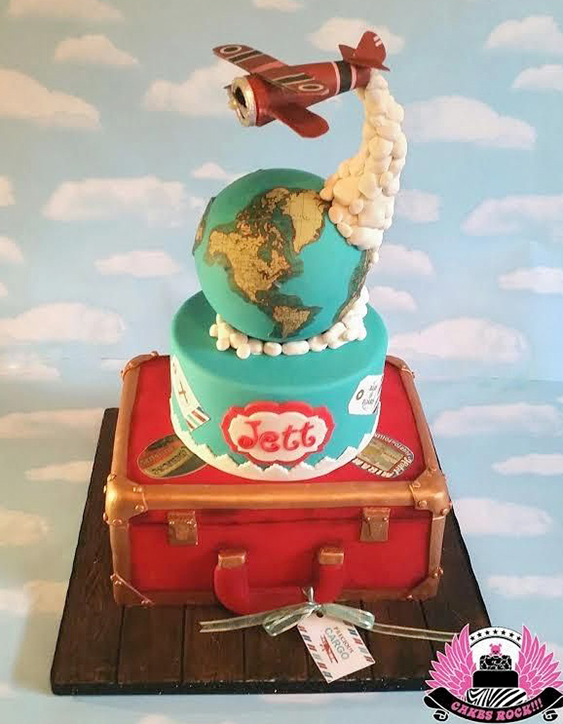 Gravity Cake Avion Et Globe Terrestre Gravity Cake A Tomber Elle A Table