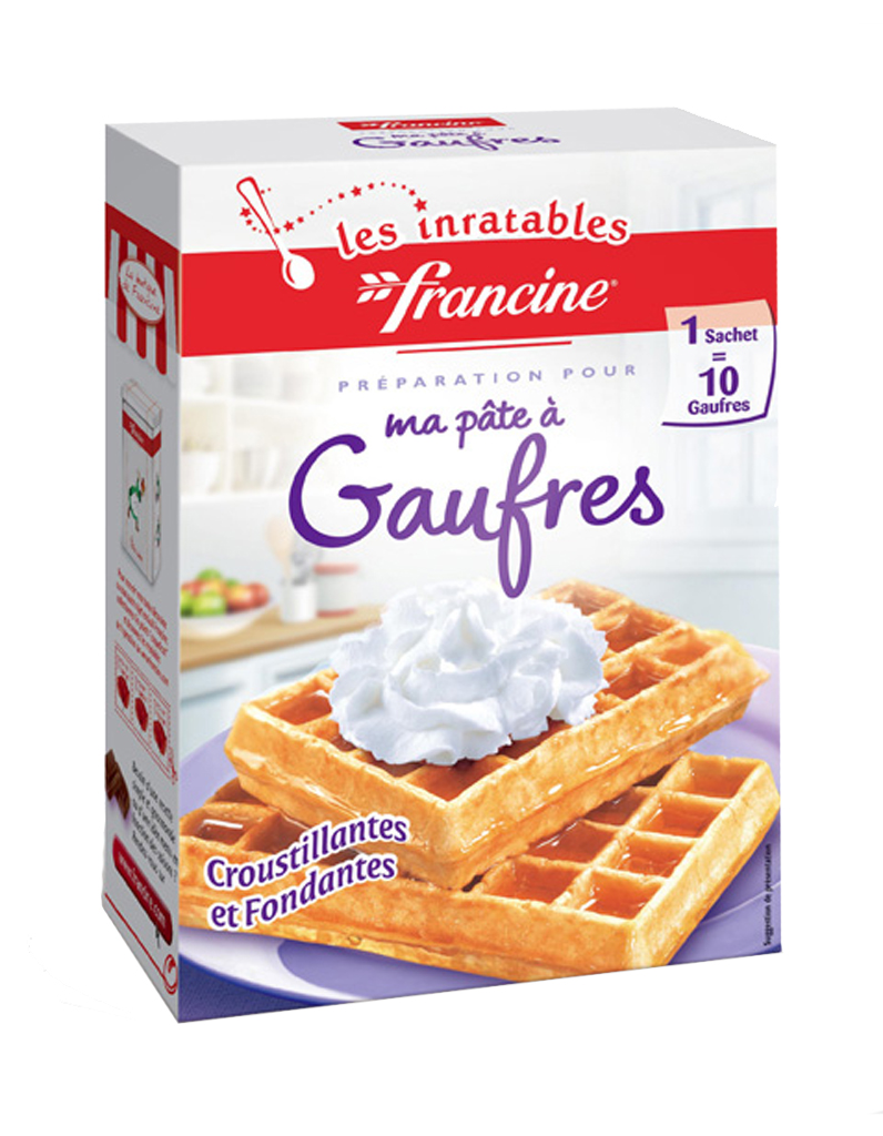 La Preparation Pour Gaufres Francine Gamme Les Inratables Kit On A Teste Les Kits De Patisserie Elle A Table