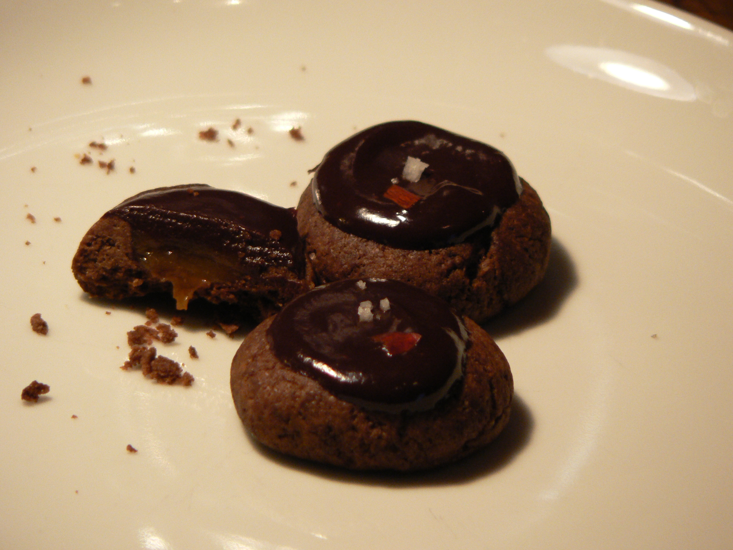 Croquant De Chocolat Caramel Au Beurre Sale Pour 4 Personnes Recettes Elle A Table