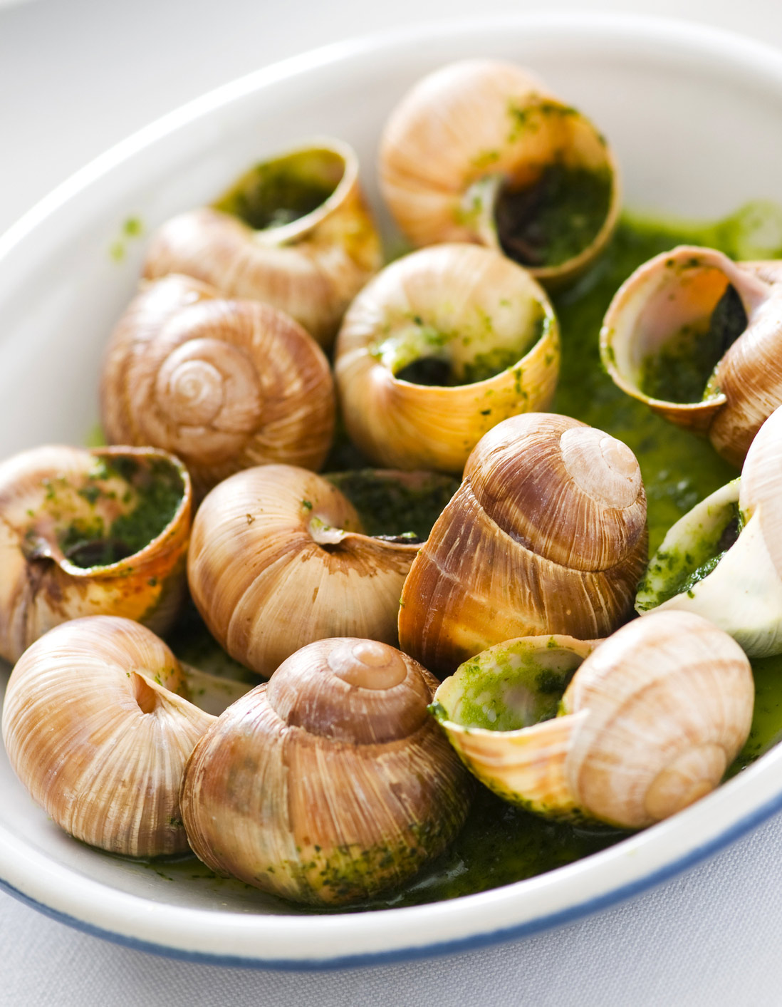 Escargots au beurre persillé