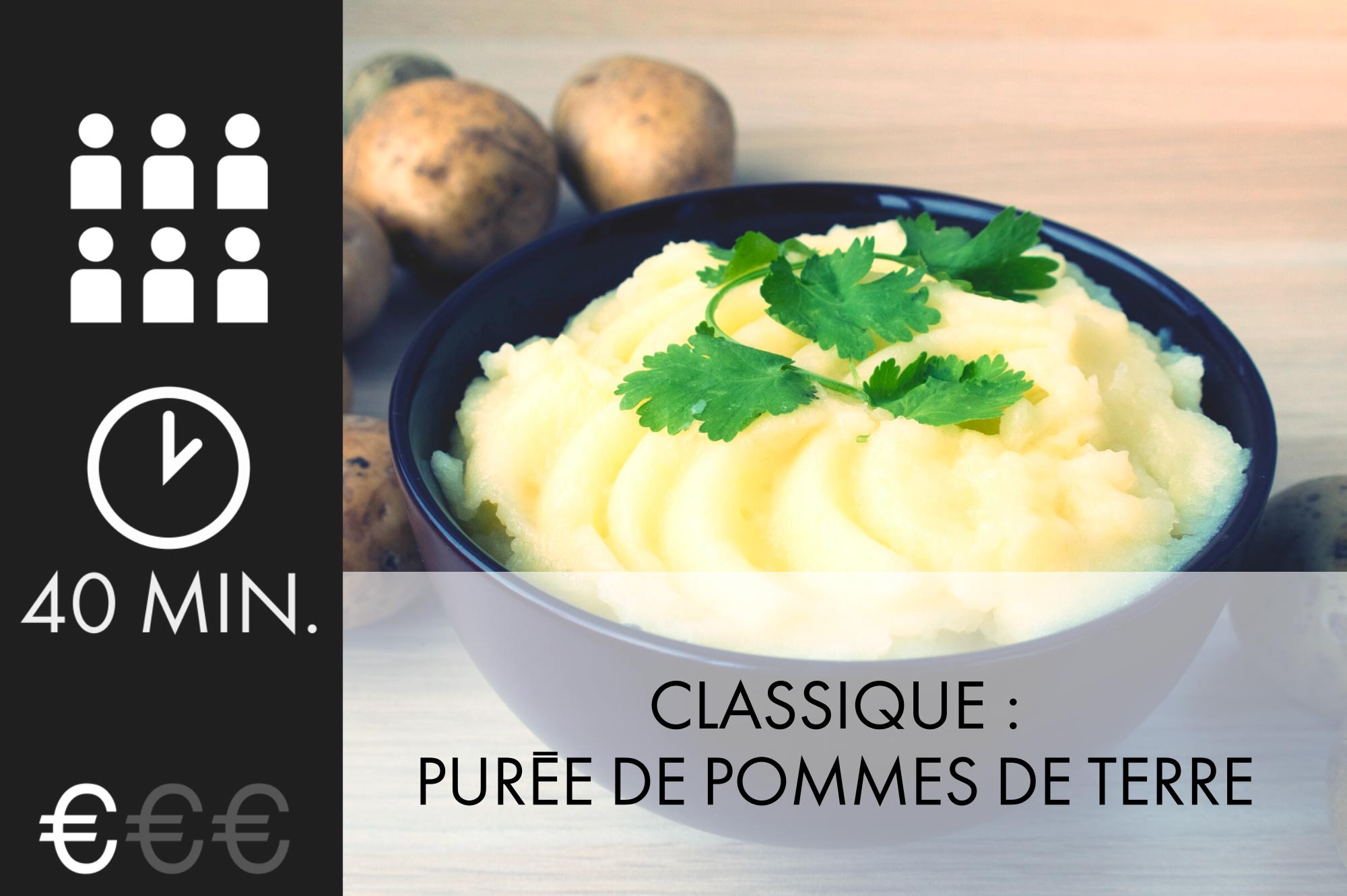 Classique Puree De Pommes De Terre Pour 6 Personnes Recettes Elle A Table