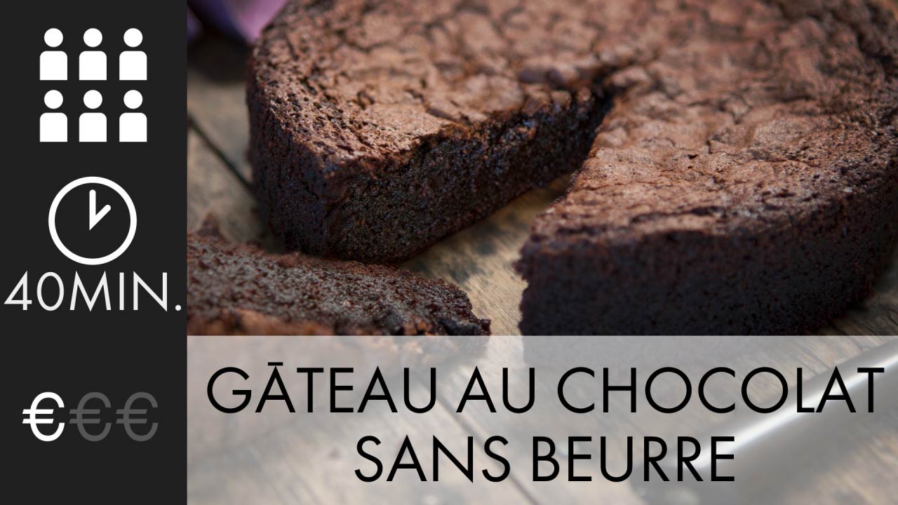 Gateau Au Chocolat Sans Beurre Pour 6 Personnes Recettes Elle A Table