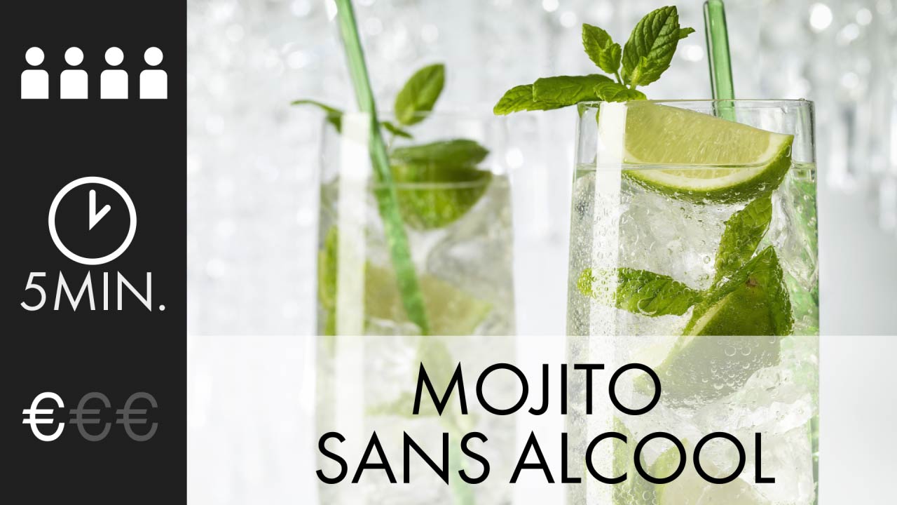 Mojito Sans Alcool Pour 4 Personnes Recettes Elle A Table