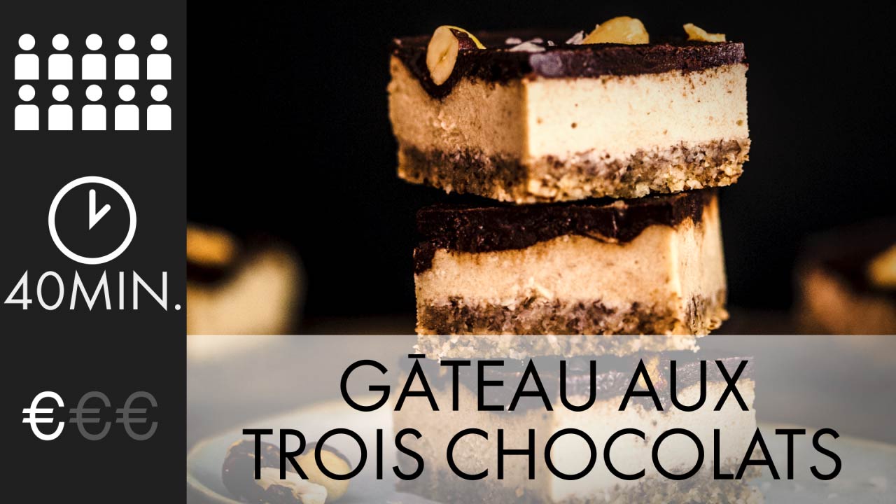 Gateau 3 Chocolats Pour 10 Personnes Recettes Elle A Table