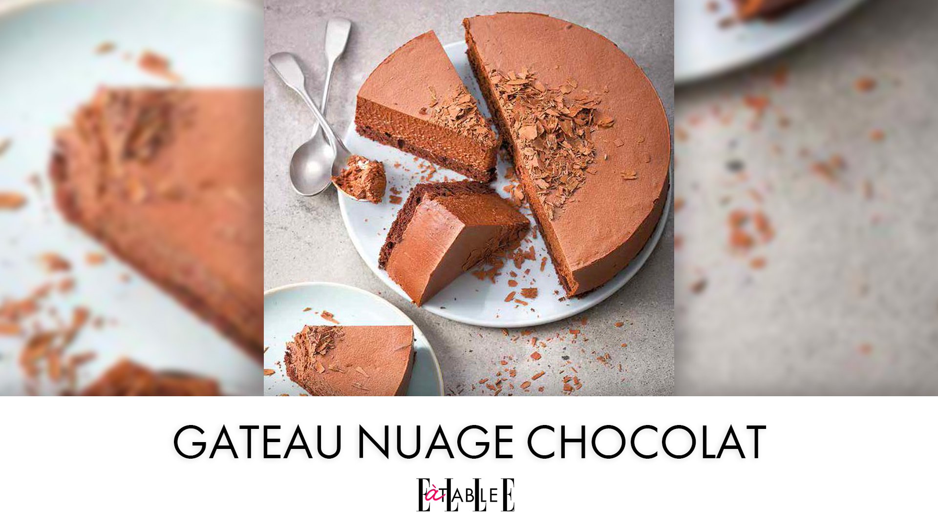 Gateau Nuage Chocolat Pour 8 Personnes Recettes Elle A Table