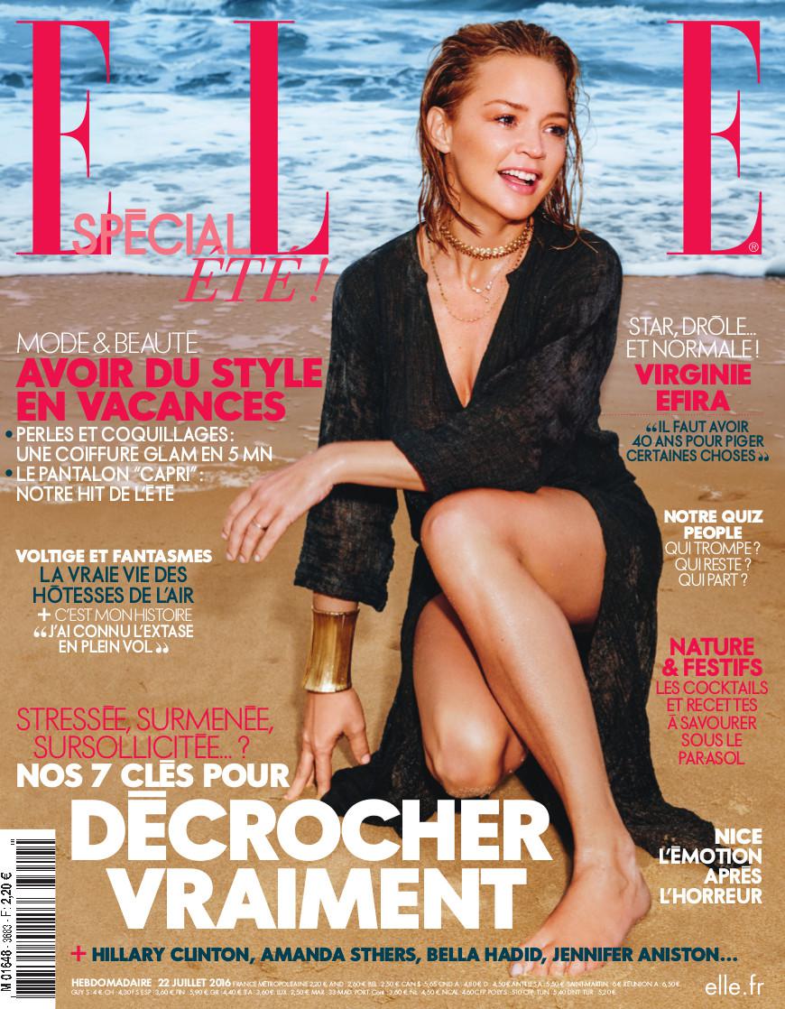 L'interview estivale de Virginie Efira, cover girl de ELLE ...
