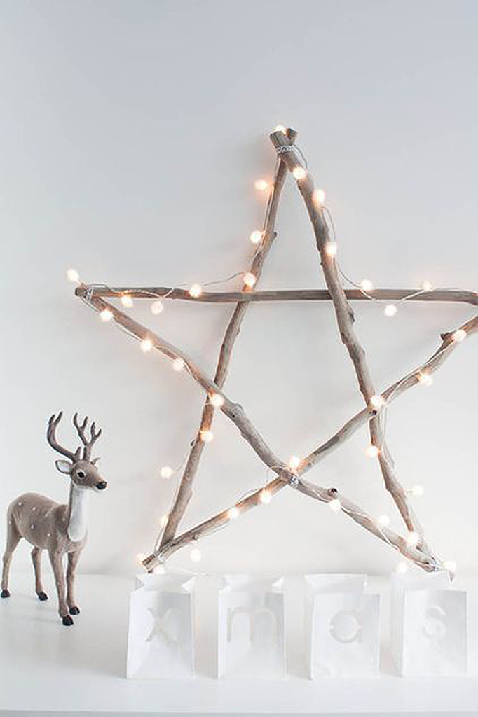 Décoration de Noël DIY étoile 20 décorations de Noël DIY à tomber par terre Elle