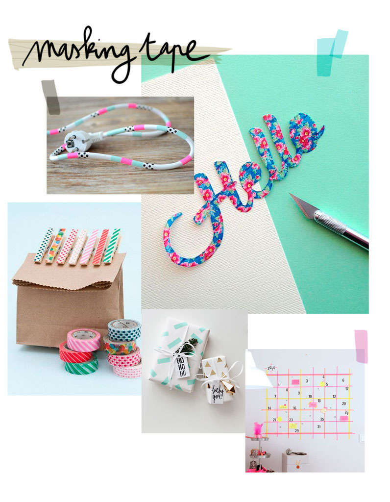 Masking tape inspirezvous de nos DIY de masking tape Elle